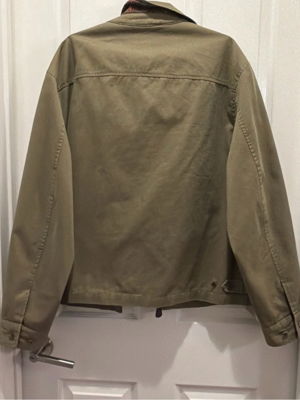 90s Polo Ralph Lauren Harrington jacket Logo Vintage Men's Olive Tone Size XL